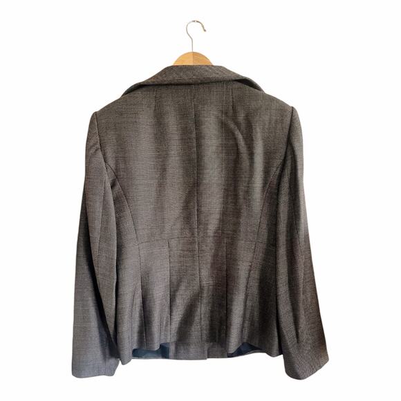 ESCADA Blazer Jacket Single Breasted Wool Career Slim Tailored 46 EUC - Picture 2 of 9